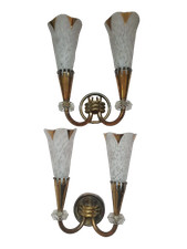 Paire d'appliques murales