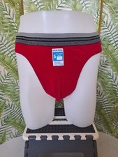 STRING HOMME TAILLE 5 EN COTON COULEUR ROUGE