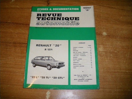 Revue technique renault - revue,