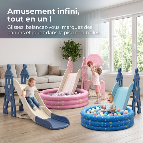 Glissade balançoire enfant - et,