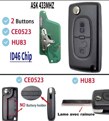 Cle vierge ce0523 circuit id46 - vierge,