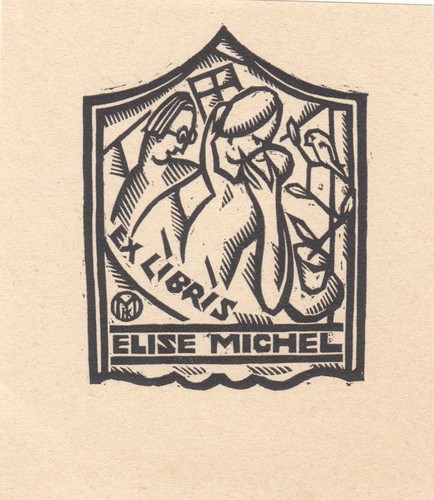 Exlibris livre art - exlibris, bois