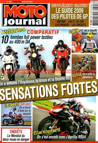 Moto journal 1852 suzuki gsx - moto, gsx-r
