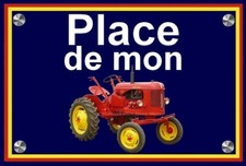 plaque " PLACE DE MON MASSEY