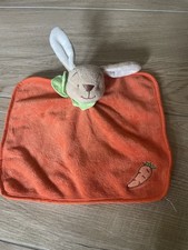 Doudou Peluche Hase Lapin Orange Carotte Comptine
