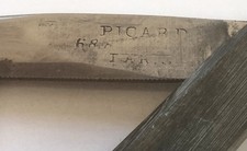 Ancien Rasoir Coupe Choux  Picard a Paris Très Bon État