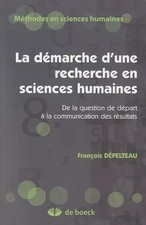La démarche d'une recherche