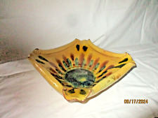 ANCIEN PLAT,COUPE poterie TERRE CUITE VERNISSEE PROVENCE  MIDI SUD