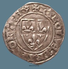 CHARLES VI . Blanc Guenar