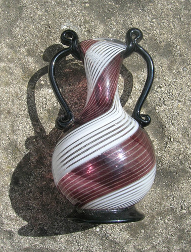 Petit vase verre soufflé - vase,