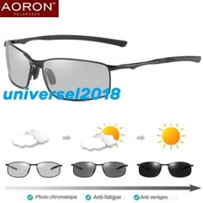 AORON - Lunettes de soleil polarisées photochromiques pour hommes