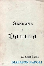 Sainte Saëns, Samson et Dalila partition/partition de musique