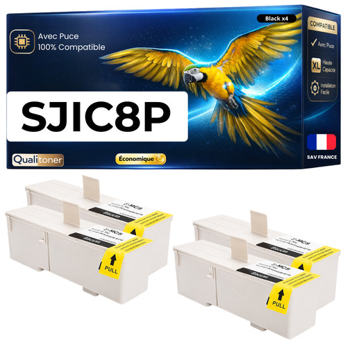 Sjic8p pack cartouches - pack, 4