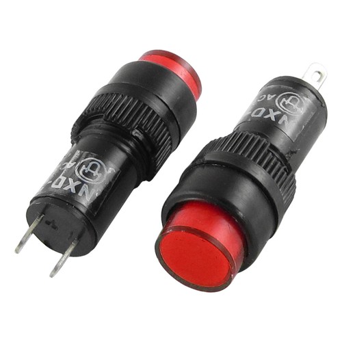 10pcs rouge 220v 10mm - ac,