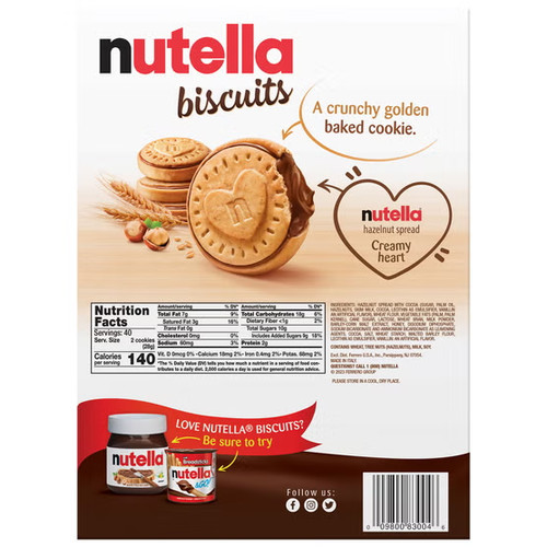Nutella biscuits 7 oz - nutella, 9.7