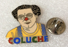 pin's  lapel pins  Michel Colucci dit Coluche, humoriste (+ en vente) argenté