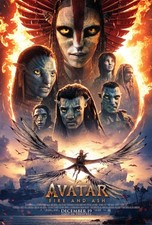 AVATAR 3 : DE FEU ET DE CENDRES - Affiche de Cinéma - Poster du Film - Cameron
