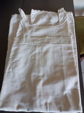 ANCIENNE CHEMISE DE NUIT EN COTON - LINGE ANCIEN - VINTAGE CHEMISE DE NUIT FEMME