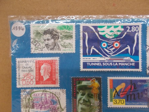 France planche timbres - planche,