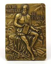 PLAQUE MEDAL BRONZE / POET