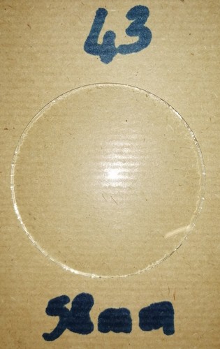Verre bombé lentille lunette