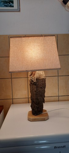 Lampe table bois - de,