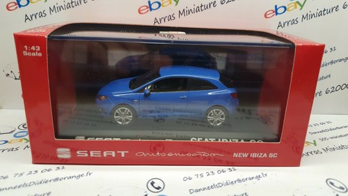 Seat new ibiza bleue - new, 1:43