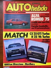 AUTO HEBDO 16/05/1985; Alfa