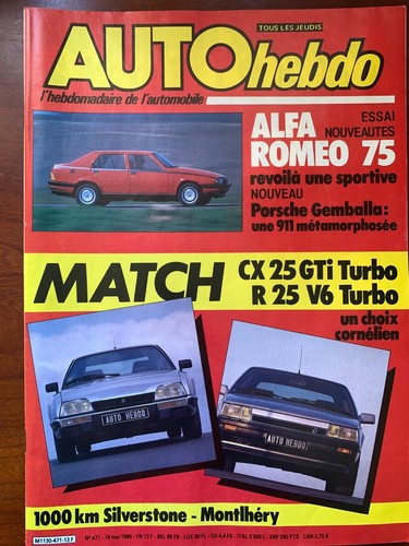 Auto hebdo 1985 - hebdo, 16/05/1985;