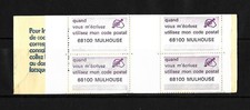 France : Vignette Code Postal Type 2 : MULHOUSE 68100 (LILAS)  Neuf - Sceller