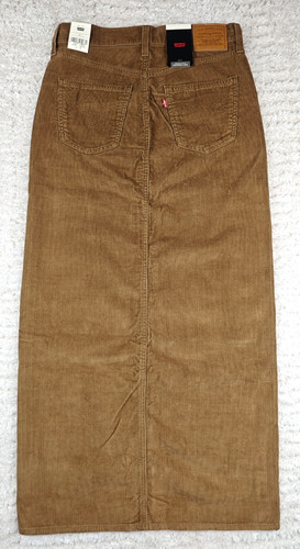 Levi jupe midi marron - midi,