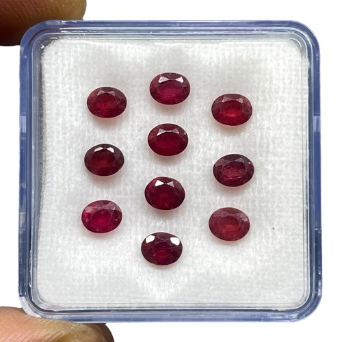 Pièces rubis naturel - 10,