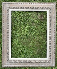 ANCIEN CADRE BOIS SCUPTE STYLE EMILE BOUCHE FORMAT 15P BELLE PATINE OLD FRAME