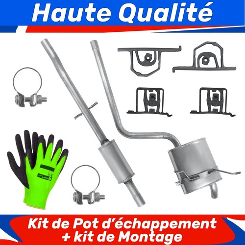 Kit pot échappement - pot, d'échappement