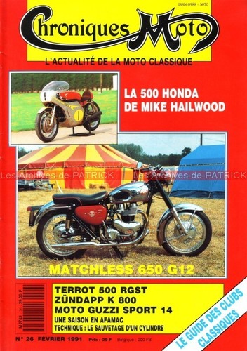 Chroniques moto honda rc - chroniques,