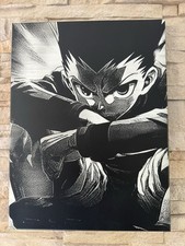 Tableau  Gon Hunter X Hunter Sur Toile En 30x40cm, Art Manga Noir Et Blanc