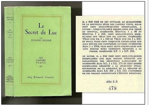 Secret luc silone - "le,
