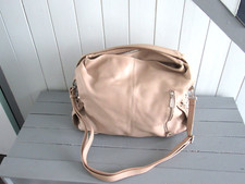 SAC CUIR SOUPLE BEIGE SABRINA