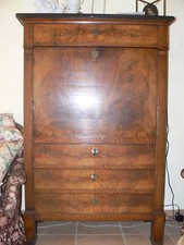 ancien secretaire empire noyer