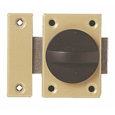 Verrou en applique - à bouton