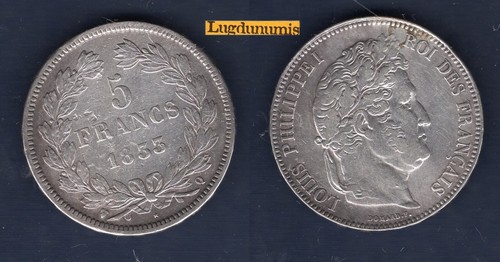 Francs 1833 perpignan ttb - 1833, q