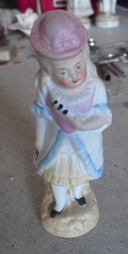 Vintage porcelain bisque - vintage, pink