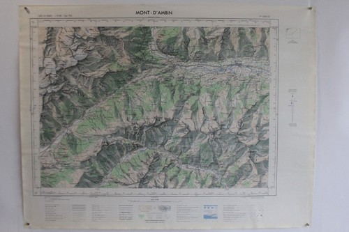 Ancienne carte ign mont - ancienne,