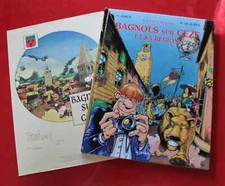 BD EO 1999 + Gravure signée tirage limité. C.Goux & P.Glaudel "Bagnols sur Cèze"