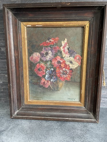 Ancien tableau nature morte - ancien,