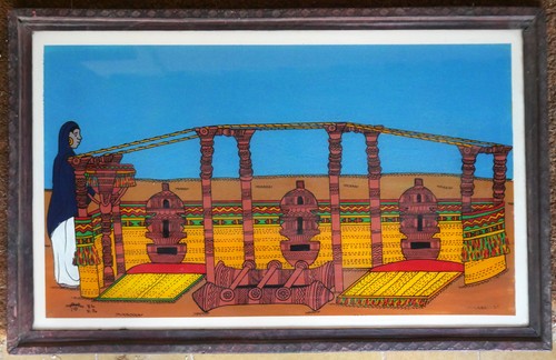 Tableau orientaliste signé - tableau,