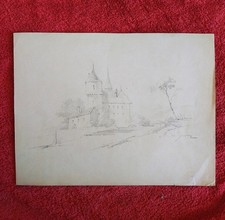 Saint Cyr Girier (1837-1911) - Dessin ancien au crayon 