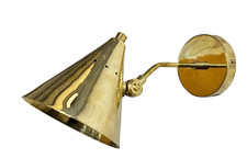 Applique murale en laiton