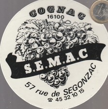 AUTOCOLLANT. Boisson. SEMAC à