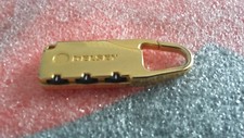 CADENAS Valise Desley en metal doré  à combinaison avec code interchangeable